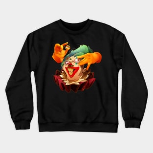 Clown with a crown Crewneck Sweatshirt